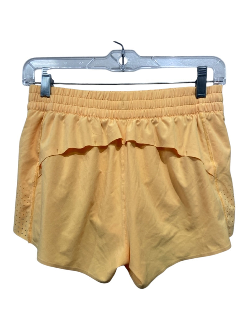 Athleta Size XS Yellow Polyester Elastic Waist Athletic Shorts
