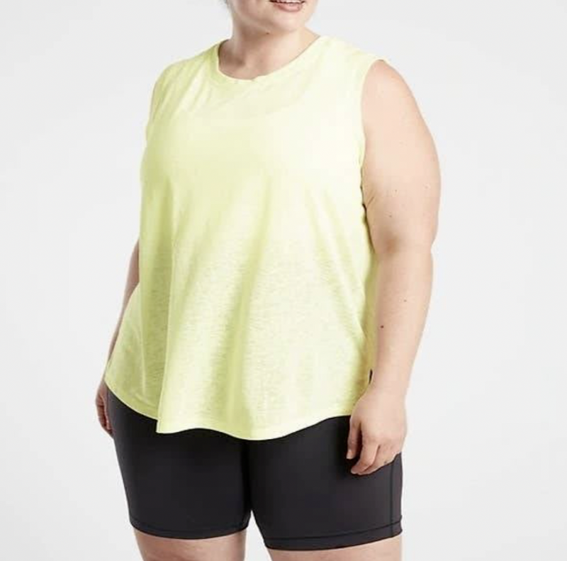 Athleta Tequila Green Sleeveless Breezy Top Tank