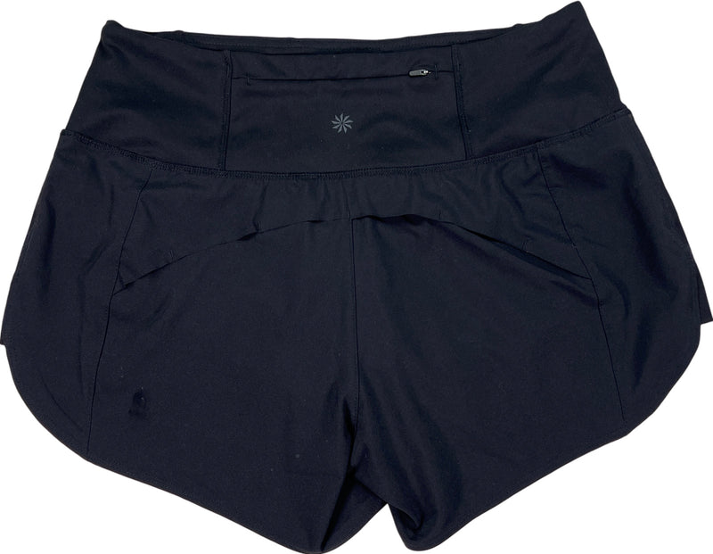 NEW Athleta Women’s Black Running Free 3.5 in Athletic Lined Shorts - XS