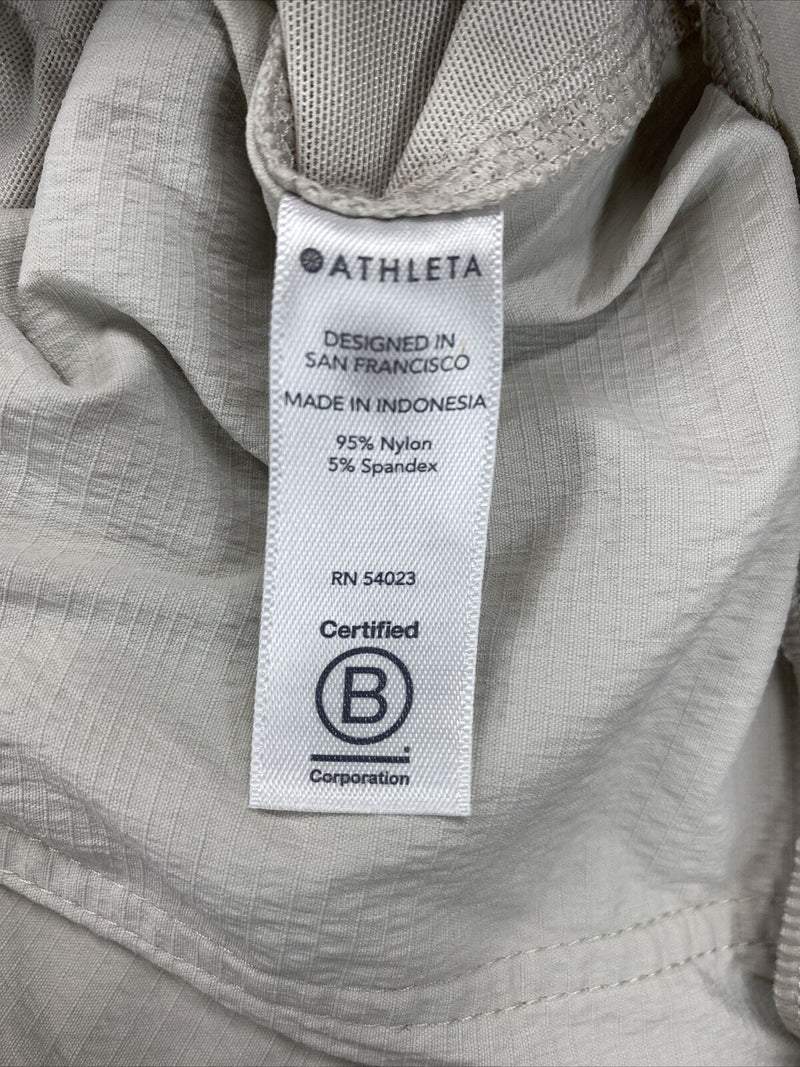 Athleta Women's Light Beige Lightweight Trekkie Pants - 6