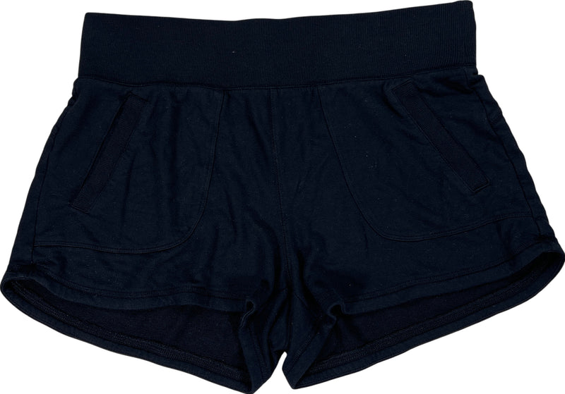Athleta Women’s Black Pull On Restore Shortie Shorts - M