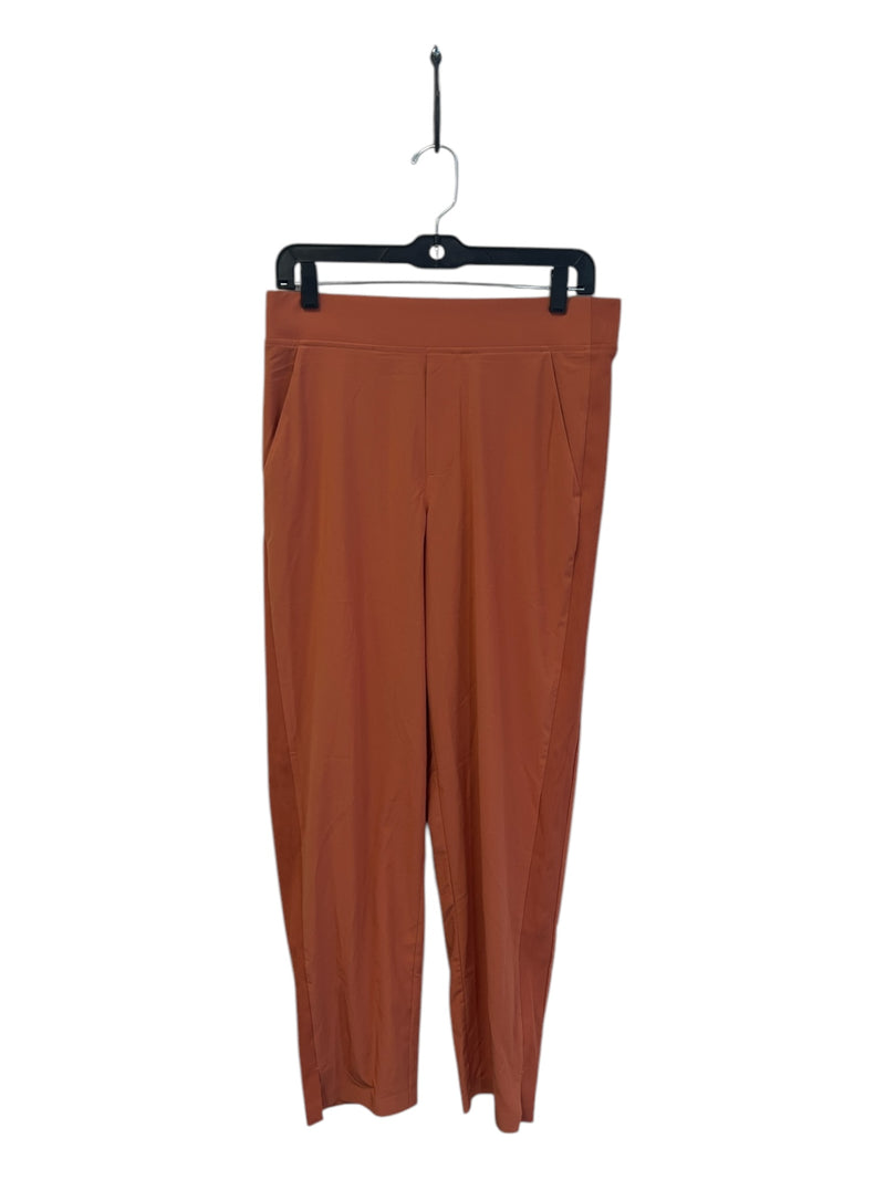 Athleta Size 6 Pumpkin nylon spandex Stretch High Waist Pockets Tapered Pants