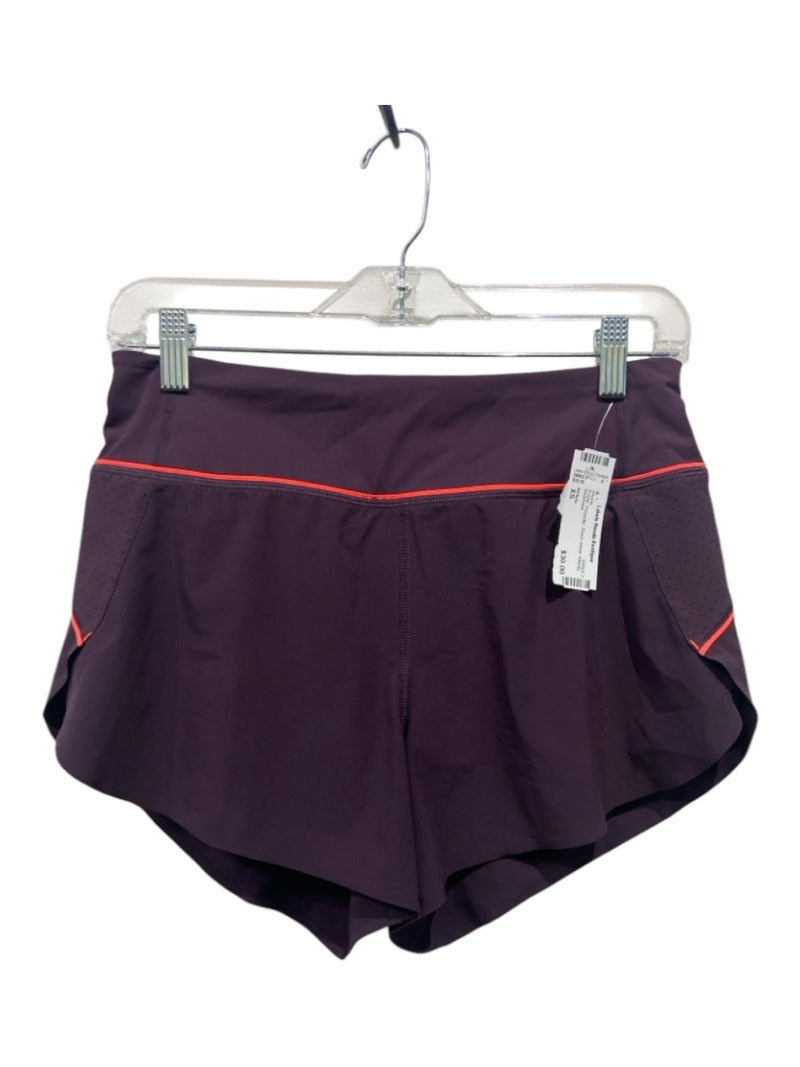 Athleta Size XS Purple Polyester Elastic Waist Athletic Shorts