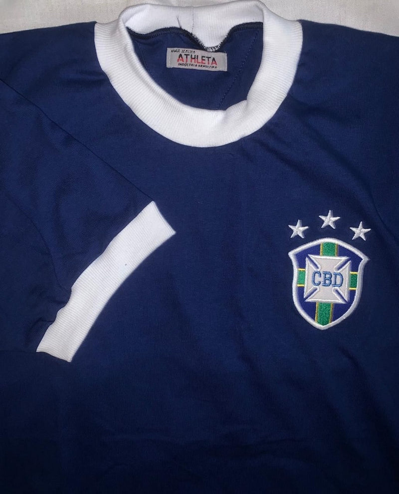 Pele Brazilian Soccer Jersey Team 1974 - Original Retro Athleta