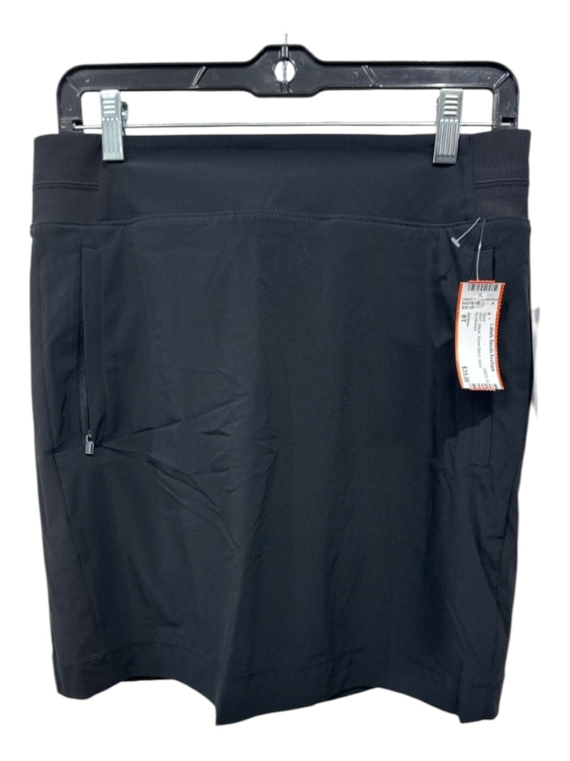 Athleta Size 8T Black Nylon Blend Skort Skirt