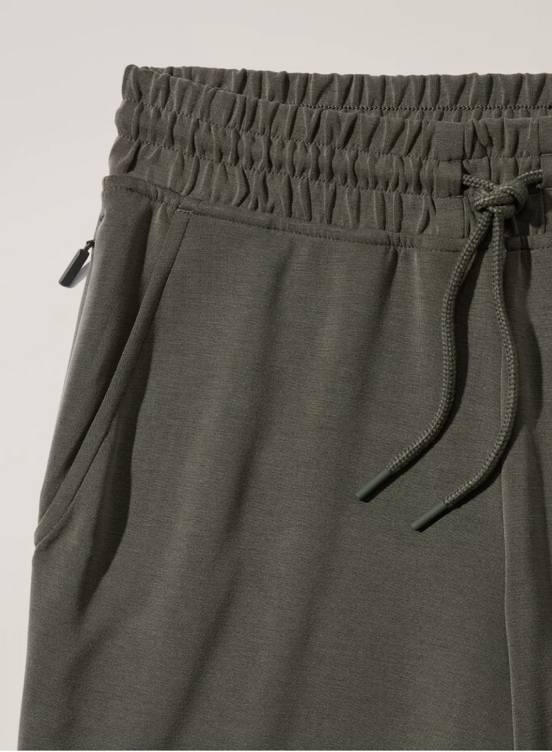 Athleta Aspen Olive Seasoft Mid-rise Straight Pant