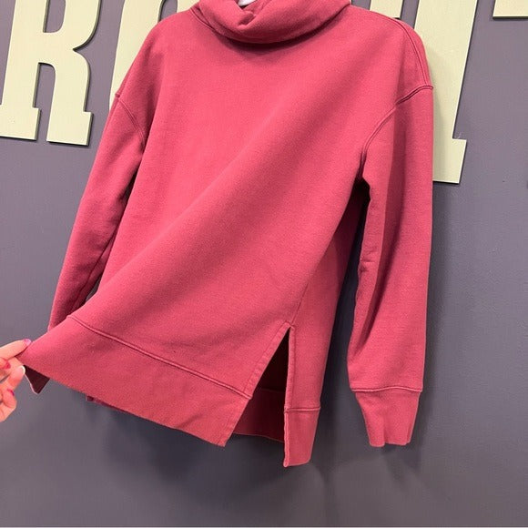 Athleta Forever Fleece Mockneck Sweatshirt