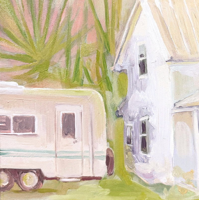 WHITE HOT SUMMER - Oil Painting