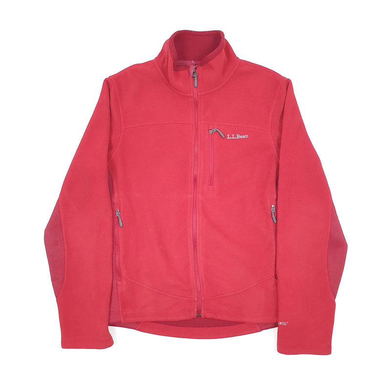 LL Bean Spellout Full Zip Fleece S