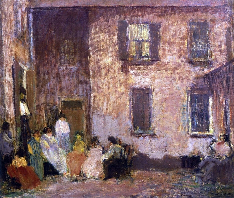Hour of Dusk by Robert Spencer - Hand Painted Oil Painting