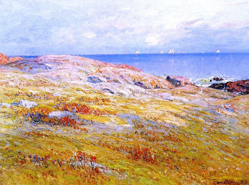 Moonrise at Sunset, Gloucester, Massachusetts by John Joseph Enneking - Hand Painted Oil Painting