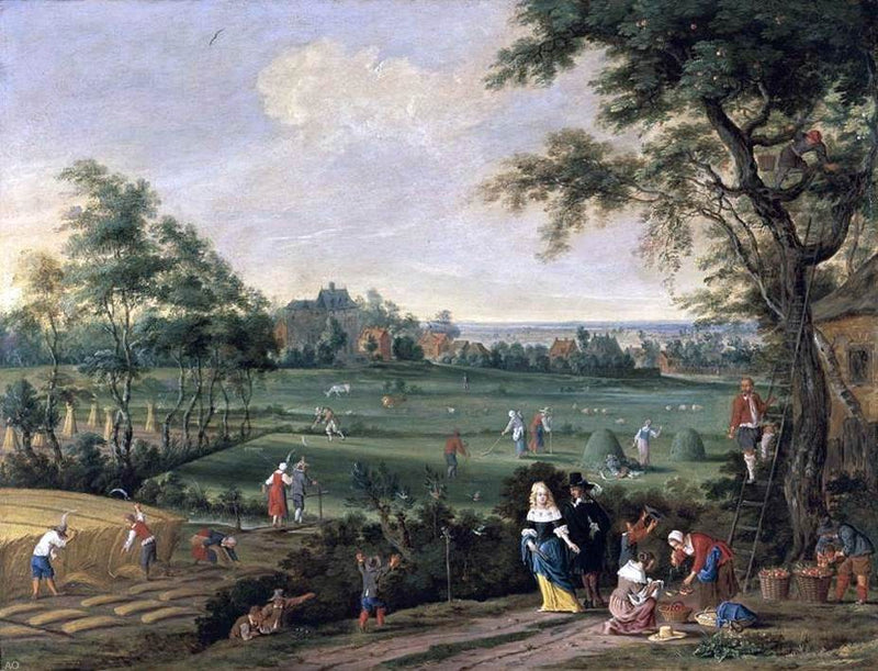 Summer Landscape by Pieter Gijsels - Hand Painted Oil Painting