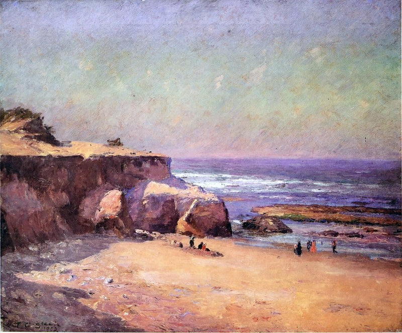 On the Oregon Coast by Theodore Clement Steele - Hand Painted Oil Painting