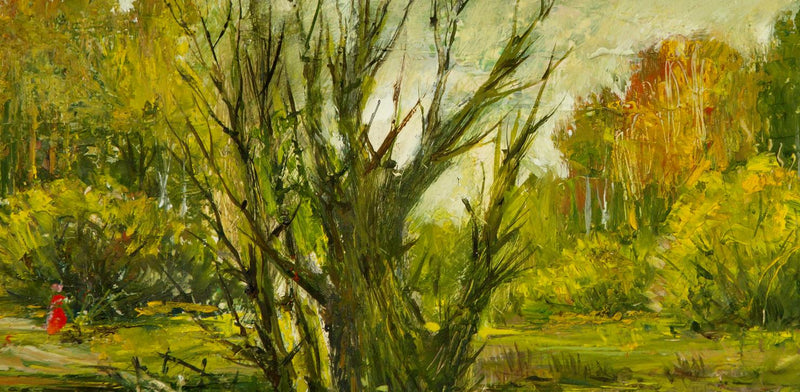 Oil Painting In the Forest