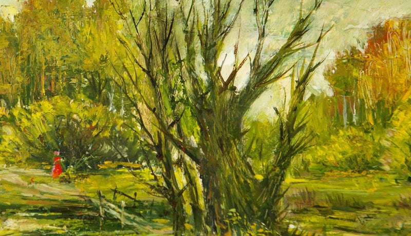Oil Painting In the Forest