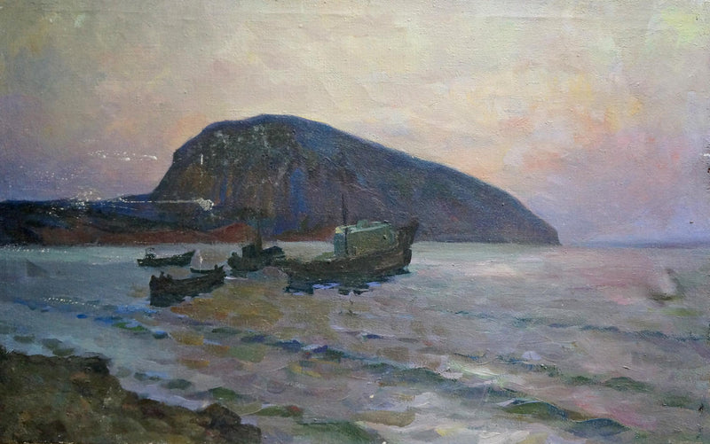 Oil painting Departure