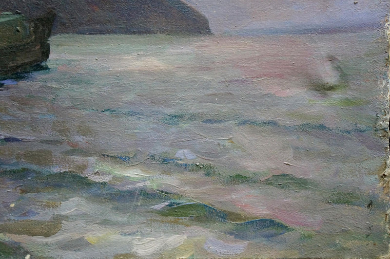 Oil painting Departure