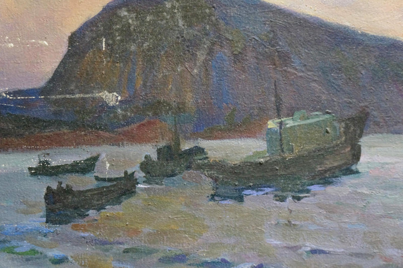 Oil painting Departure