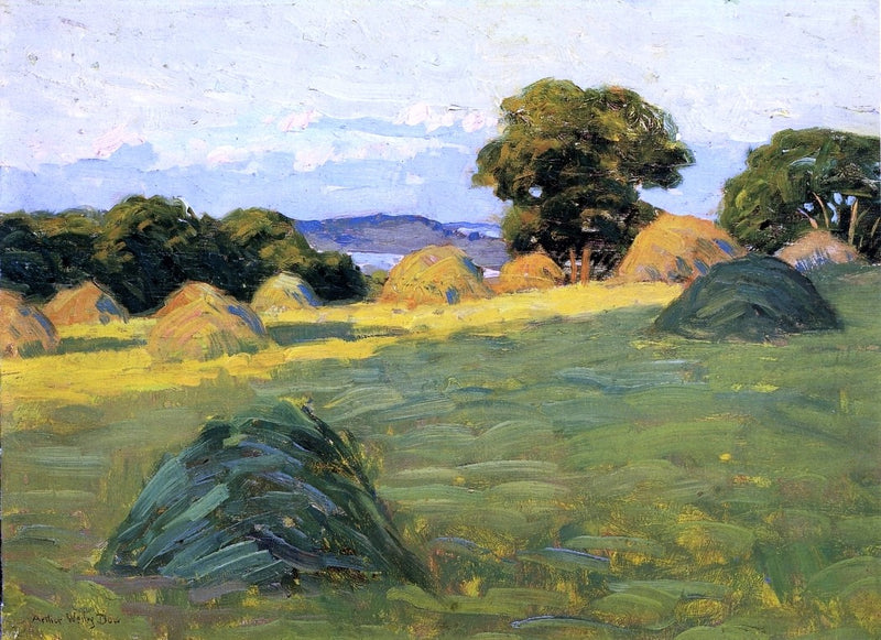 Water Meadows at Sunset by Arthur Wesley Dow - Hand Painted Oil Painting