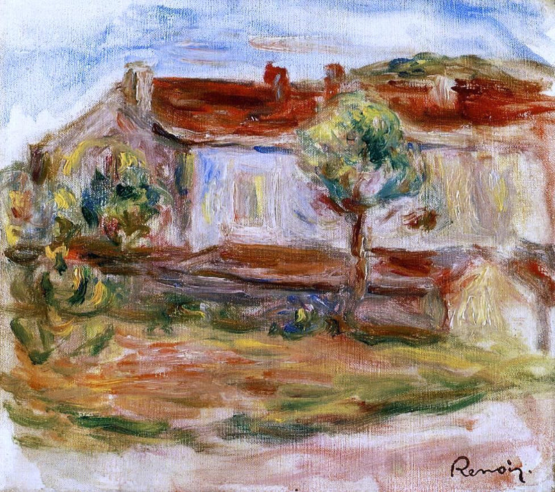White House by Pierre Auguste Renoir - Hand Painted Oil Painting