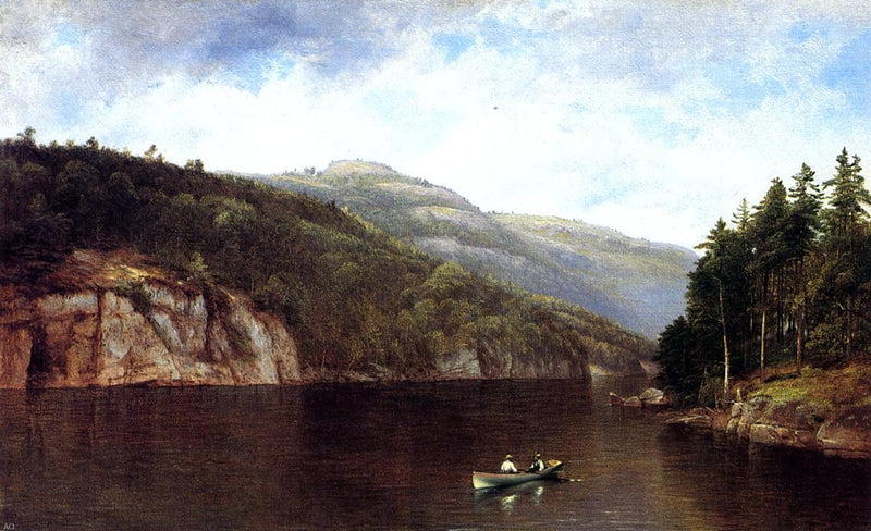 Boating on Lake George by David Johnson - Hand Painted Oil Painting