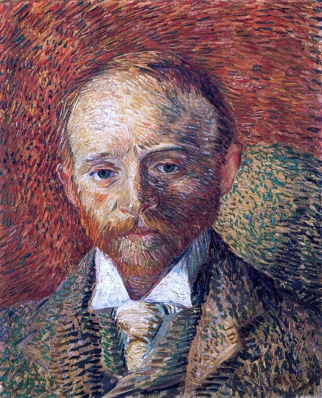 Portrait of Alexander Reid by Vincent Van Gogh - Hand Painted Oil Painting