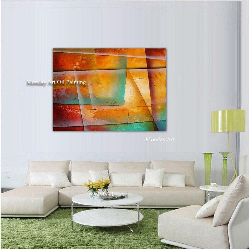 Hand Painted Canvas Oil Painting Hand Painted Abstract On Canvas