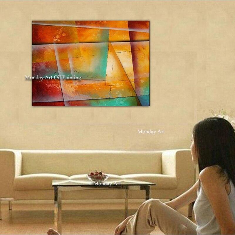 Hand Painted Canvas Oil Painting Hand Painted Abstract On Canvas