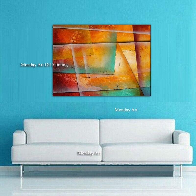 Hand Painted Canvas Oil Painting Hand Painted Abstract On Canvas