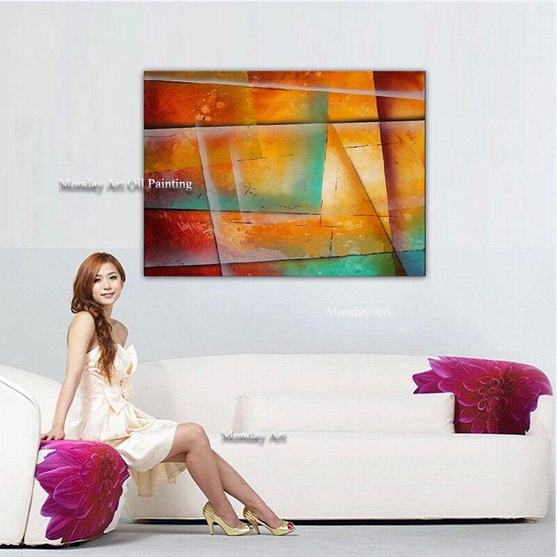 Hand Painted Canvas Oil Painting Hand Painted Abstract On Canvas