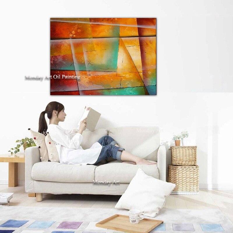 Hand Painted Canvas Oil Painting Hand Painted Abstract On Canvas