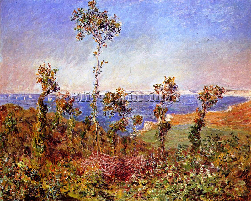 CLAUDE MONET THE FONDS AT VARENGEVILLE ARTIST PAINTING REPRODUCTION HANDMADE OIL