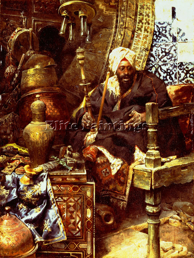 BRITISH BARYE JACQUE L MERCHANT ARTIST PAINTING REPRODUCTION HANDMADE OIL CANVAS
