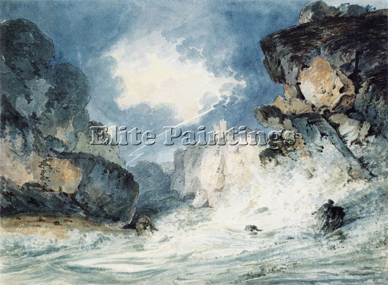 THOMAS GIRTIN GIRT36 ARTIST PAINTING REPRODUCTION HANDMADE OIL CANVAS REPRO WALL