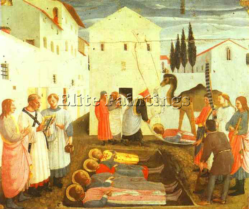 BEATO ANGELICO ANG12 ARTIST PAINTING REPRODUCTION HANDMADE OIL CANVAS REPRO WALL