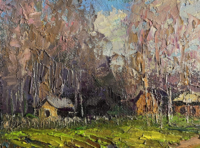 Oil painting The fragrant nature of spring Boris Serdyuk