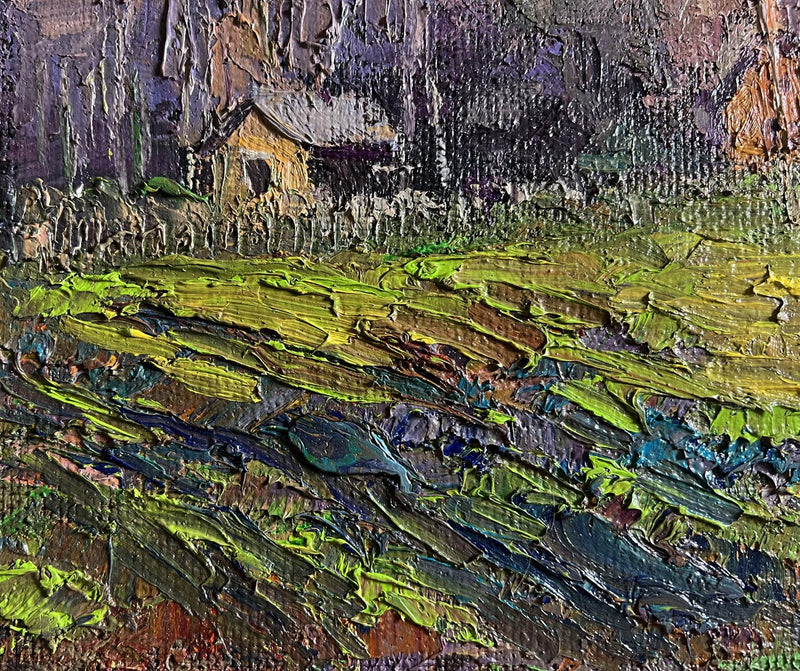 Oil painting The fragrant nature of spring Boris Serdyuk