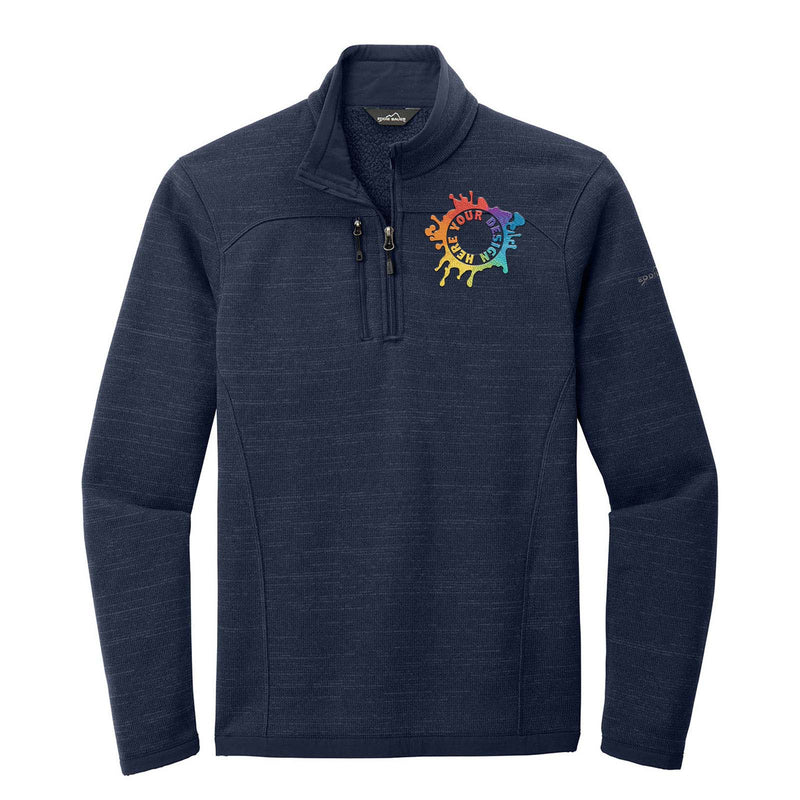 Eddie Bauer ® Sweater Fleece 1/4-Zip Jacket Embroidery