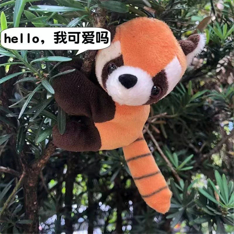 Afralia™ Cute Panda Plush Clip-On Pendant - Small Funny Bedroom Decoration
