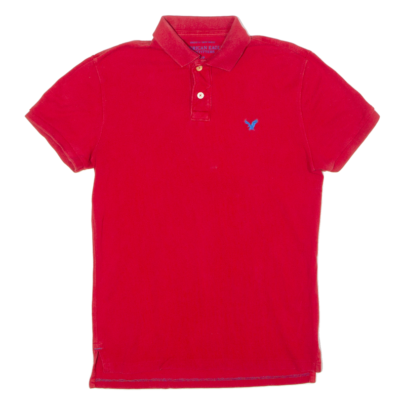 AMERICAN EAGLE Mens Polo Shirt Red S