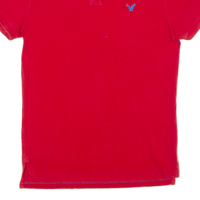 AMERICAN EAGLE Mens Polo Shirt Red S