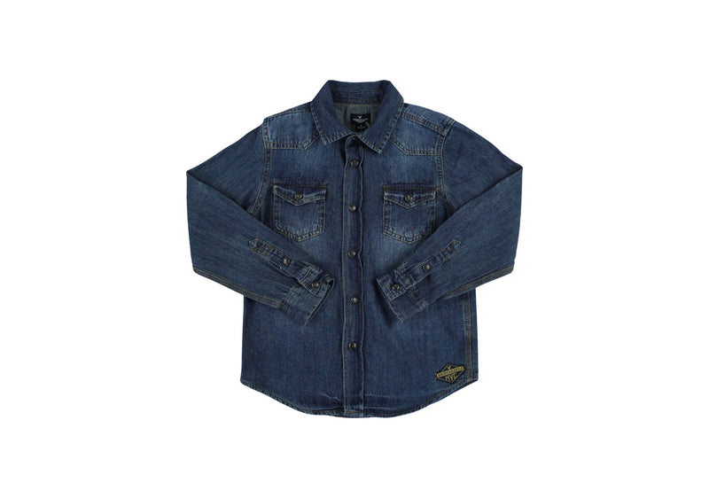 American Eagle, Boys/Girls Denim Shirt, 8 Years