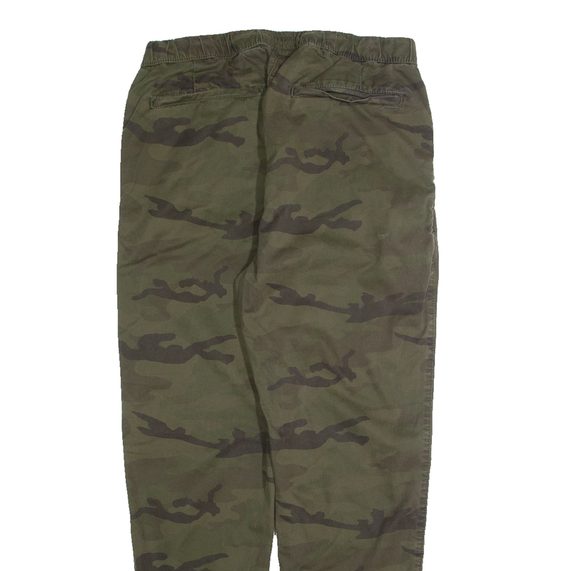 AMERICAN EAGLE Camo Jogger Mens Trousers Green Slim Tapered W30 L28