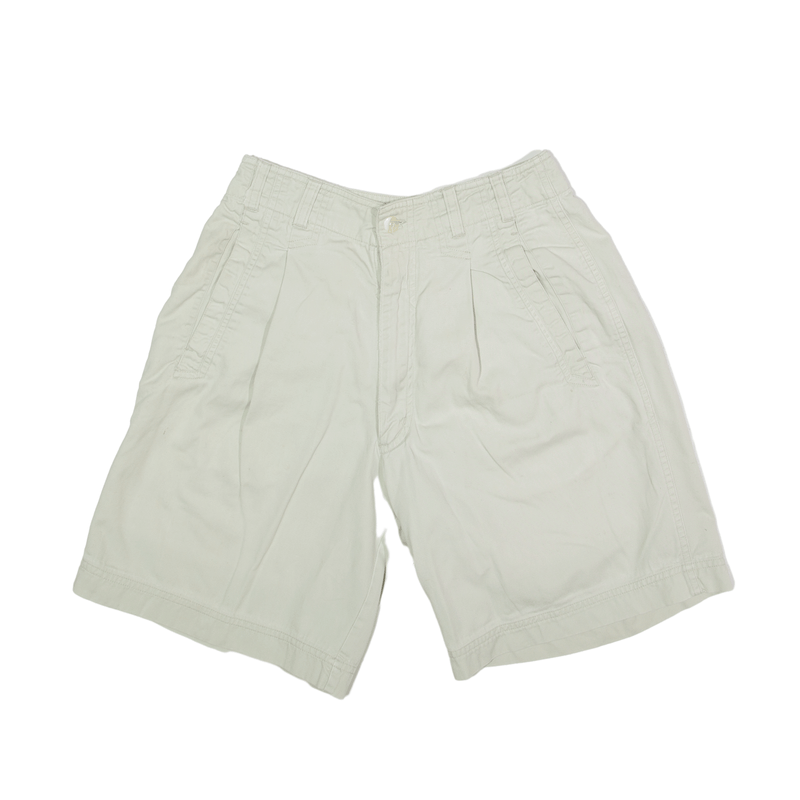 AMERICAN EAGLE Chino Shorts Cream Regular Womens S W28