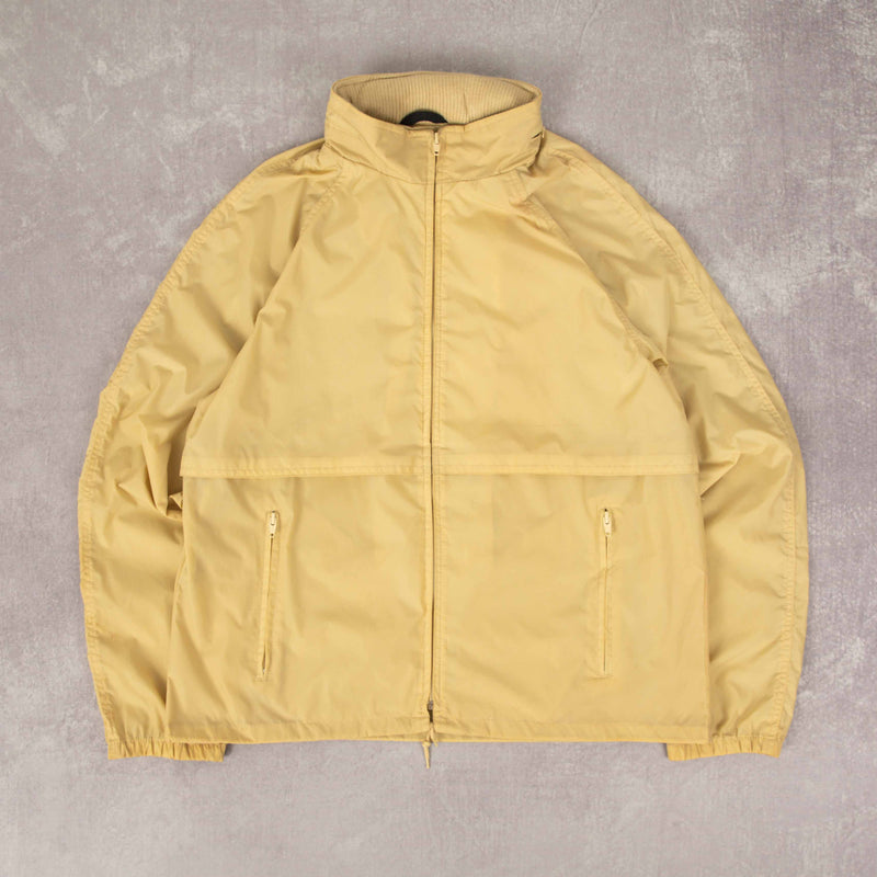 MEN'S VINTAGE 1980S EDDIE BAUER FULL ZIP HOODED RAIN JACKET - MEDIUM