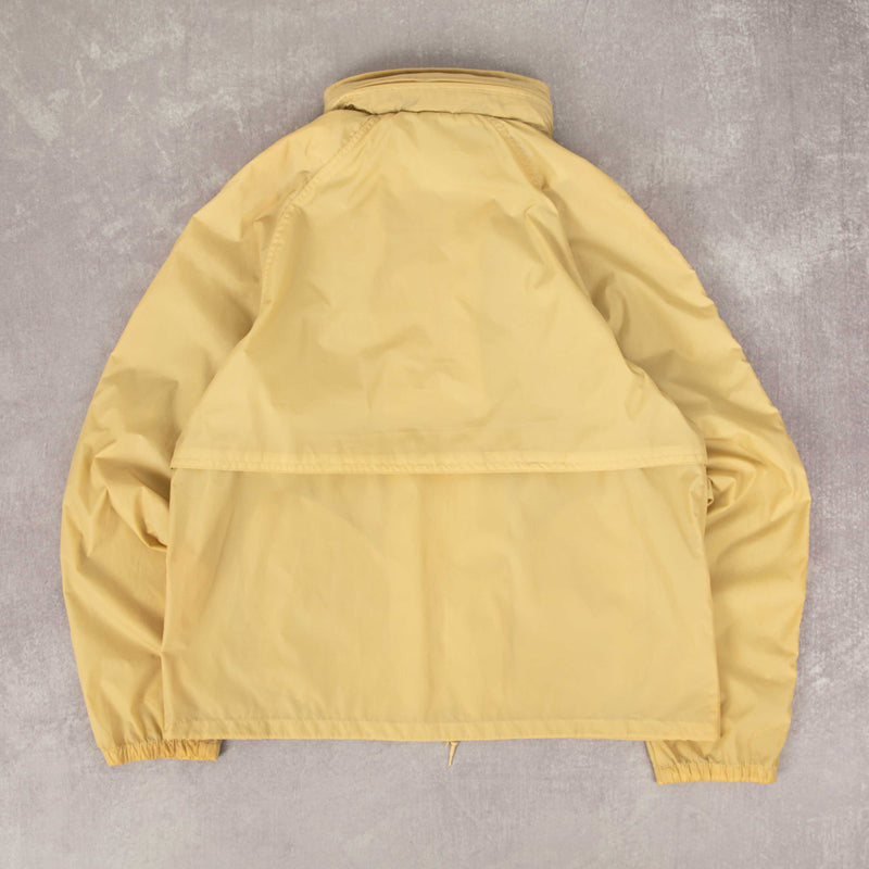 MEN'S VINTAGE 1980S EDDIE BAUER FULL ZIP HOODED RAIN JACKET - MEDIUM