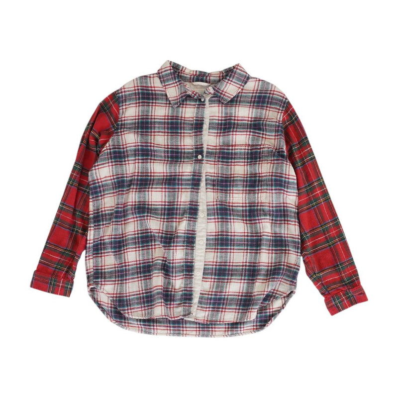Multi Plaid Button Down