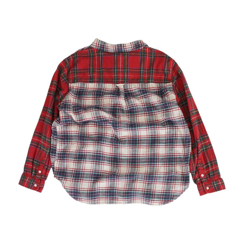 Multi Plaid Button Down