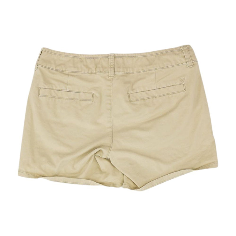 Khaki Solid Chino Shorts