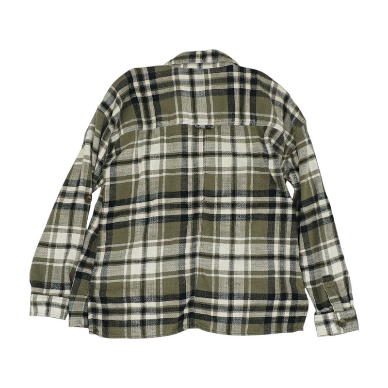 Green Plaid Button Down